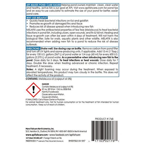 Aquarium Pharmaceuticals Pondcare Melafix 16 OZ - Image 2