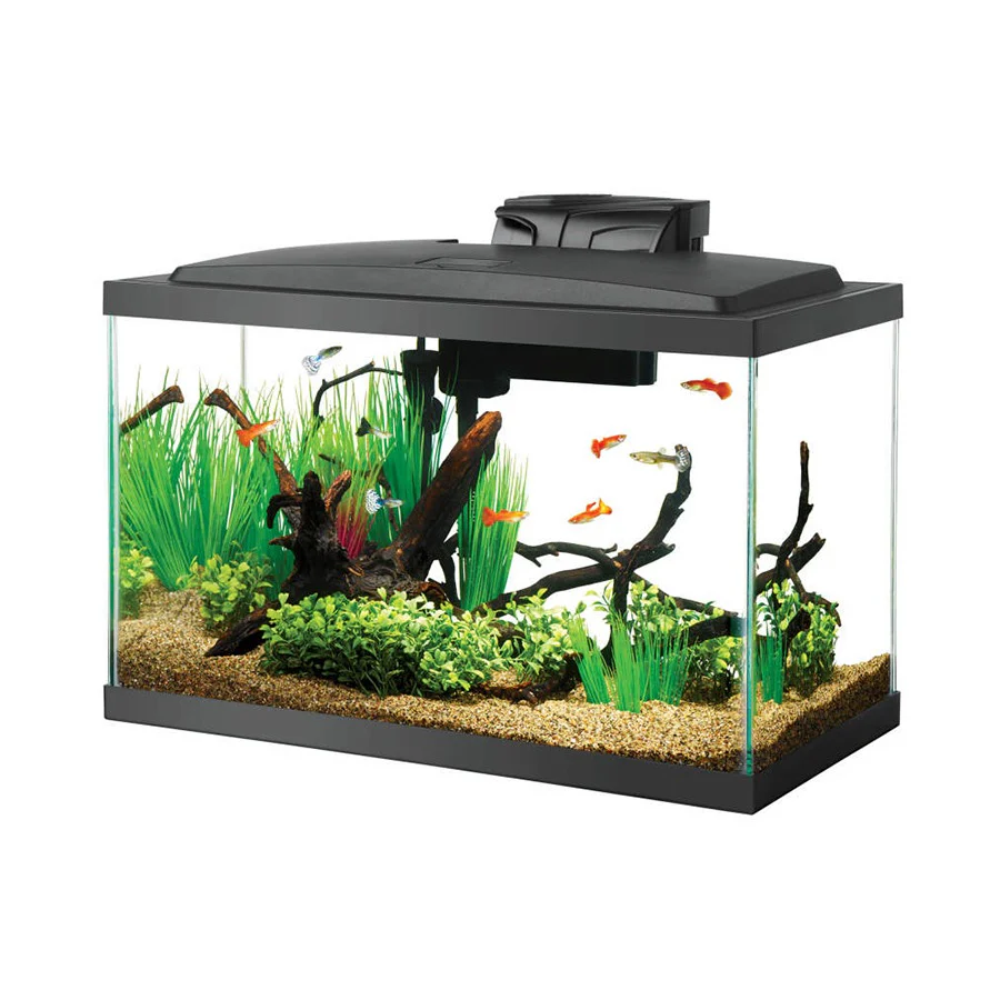 Aqueon Glass Aquarium Black 10 GAL - Image 2