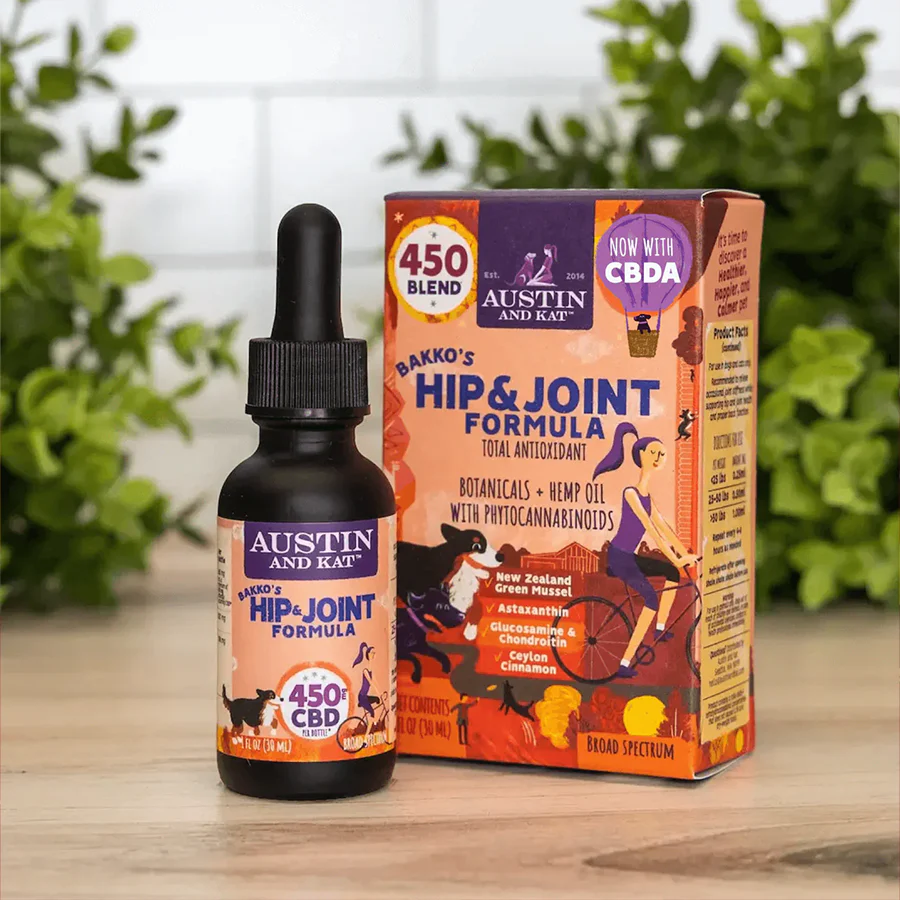 Austin and Kat Bakko's Hip and Joint Oil 450mg 1 OZ