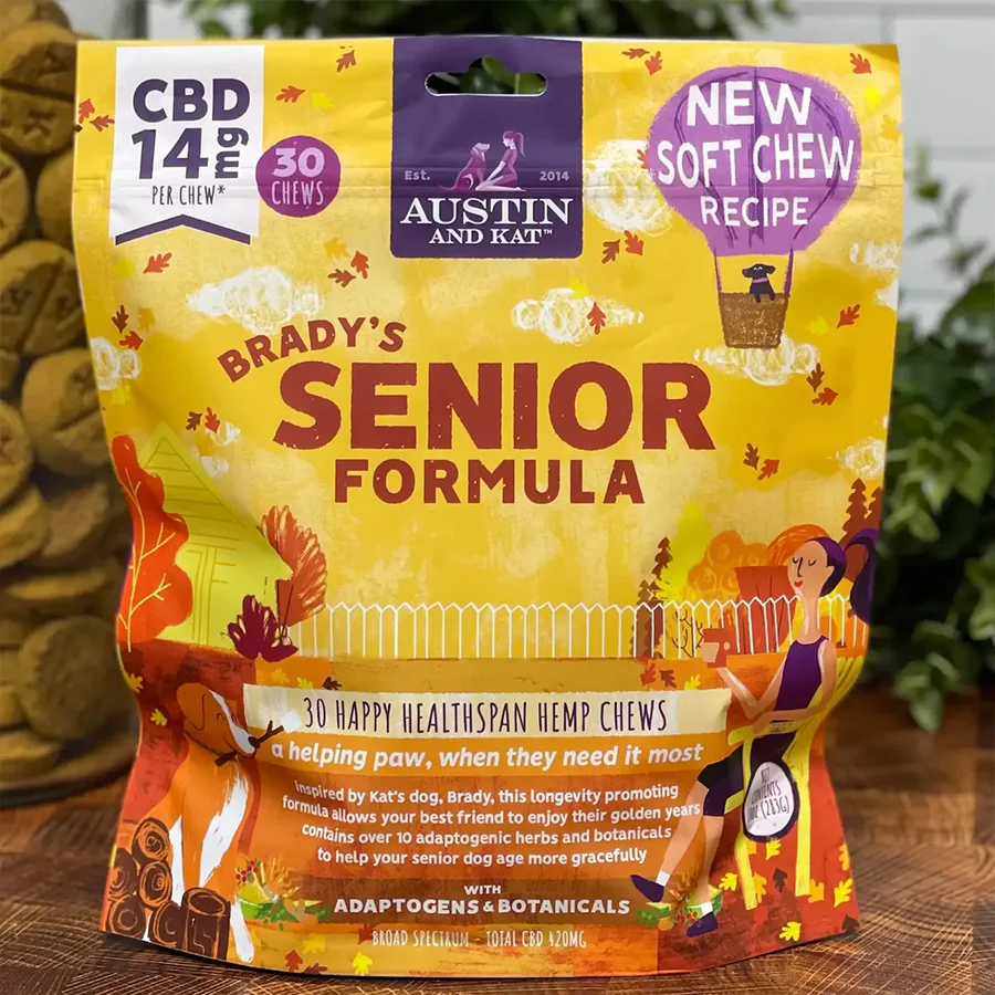 Austin and Kat Brady's Senior Blend Chew 14mg 10 OZ