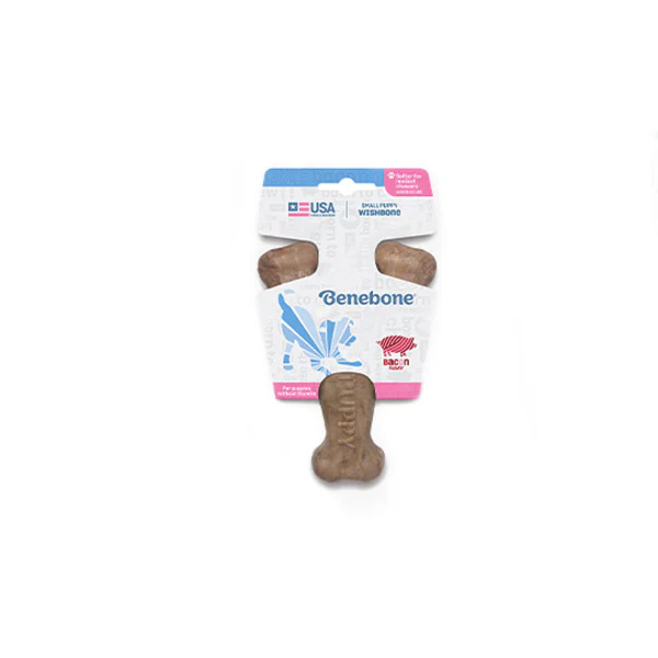 Benebone Puppy Wishbone Bacon SM