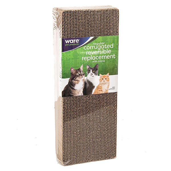 Catware Corrugated Reversible Replacement Cat Scratcher 2 PK