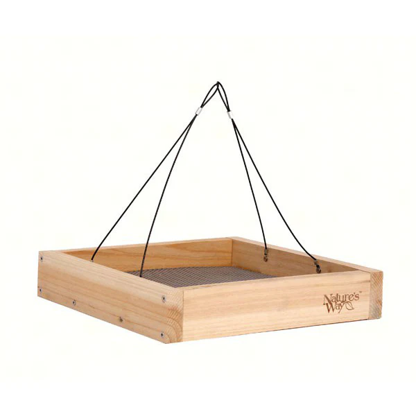 Cedar Tray Bird Feeder
