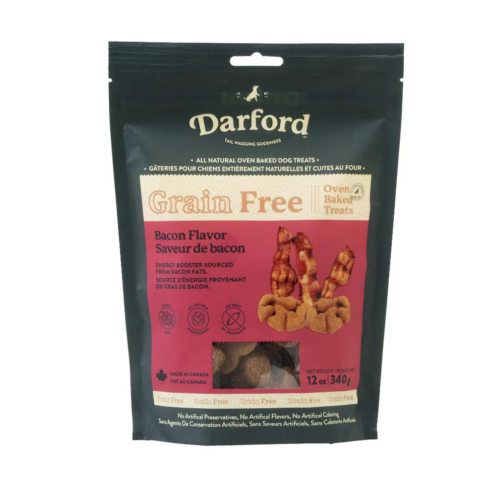 Darford Grain Free Bacon Dog Treats 12 OZ