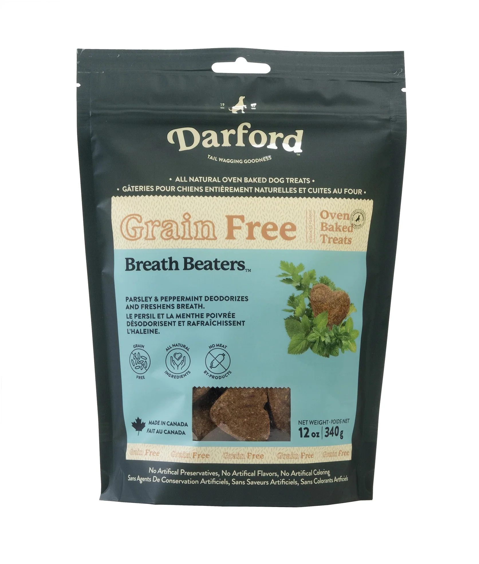 Darford Grain Free Breath Beaters Dog Treats 12 OZ