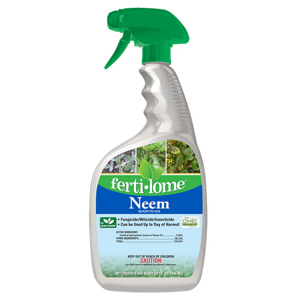 Fertilome Neem Insecticide, Fungicide & Miticide Ready to Use 32 OZ