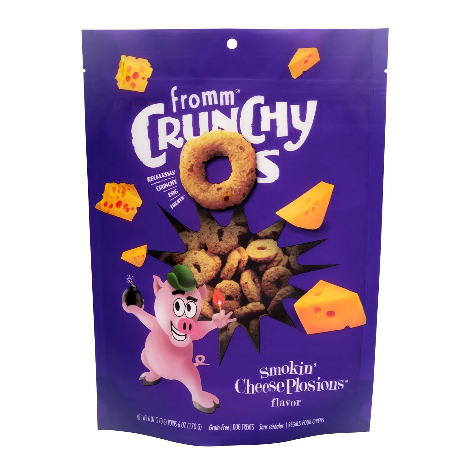 Fromm Smokin' Cheeseplosions Crunchy O's 26 OZ