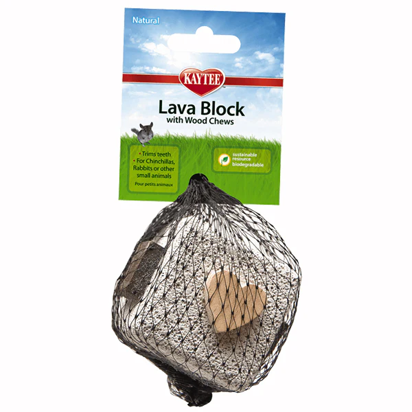 Kaytee Lava Block with Wood Chews