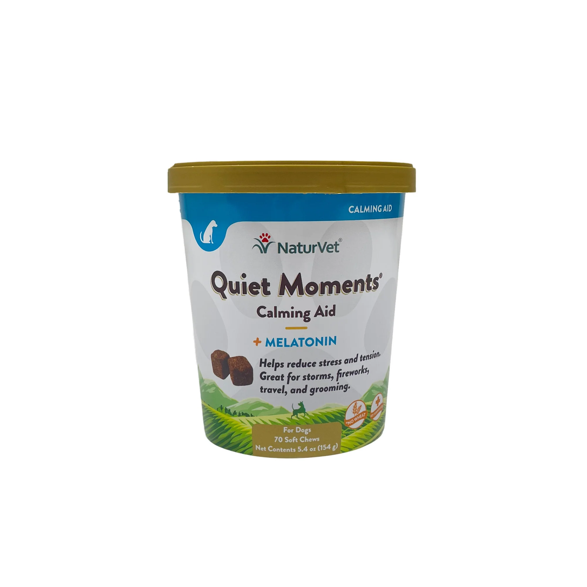 NaturVet Scoopables Quiet Moments Calming Aid +Melatonin for Cats 5.5 OZ
