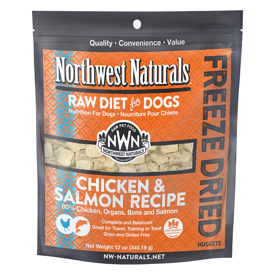 Northwest Naturals Freeze Dried Chicken and Salmon Nuggets 12 OZ
