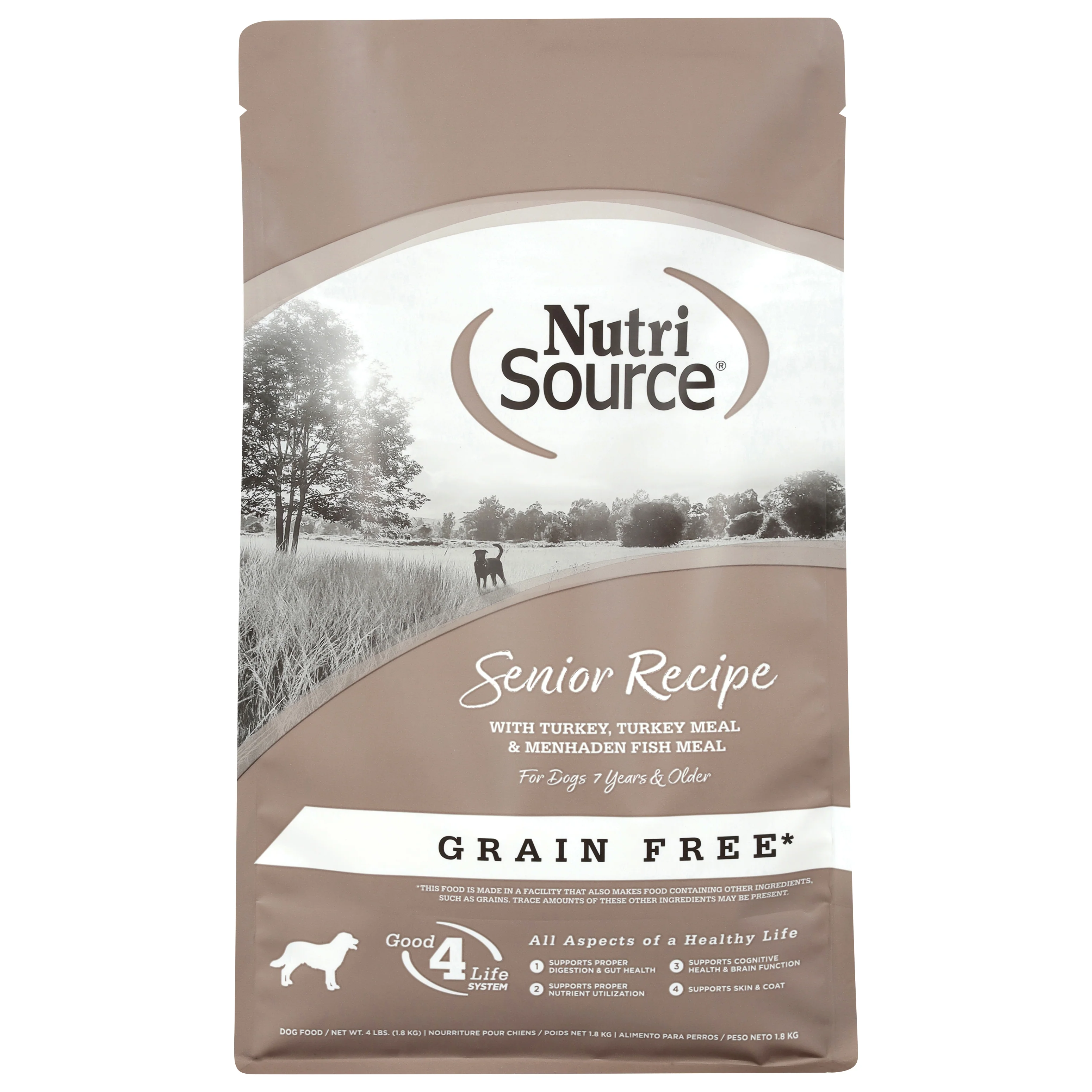 NutriSource Grain Free Senior 4 LB