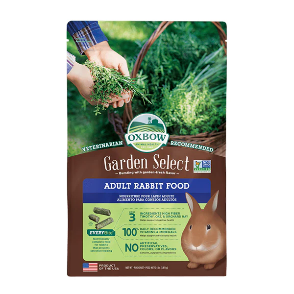 Oxbow Animal Health Garden Select Adult Rabbit Food 4 LB