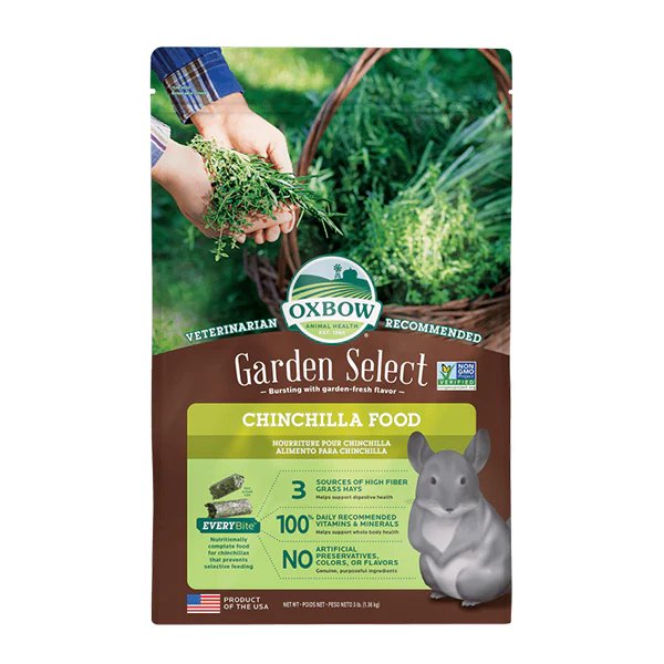 Oxbow Animal Health Garden Select Chinchilla Food 3 LB