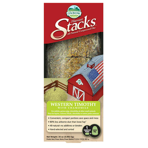 Oxbow Animal Health Harvest Stacks Western Timothy with Chamomile