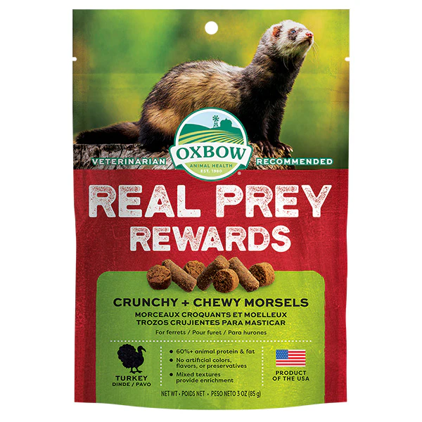 Oxbow Real Prey Turkey Ferret Treat 3 OZ