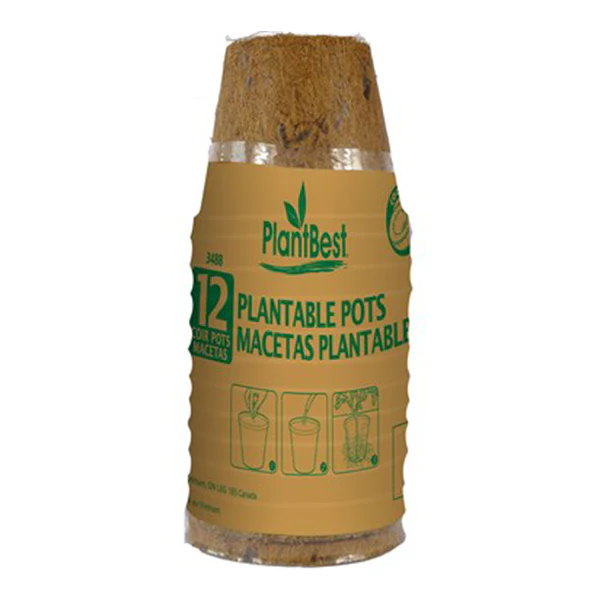 Planters Pride Fiber Grow Pots 2.25 IN 12 PK