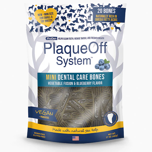 Plaque-Off Bone Mini Blueberry Fusion 20 CT