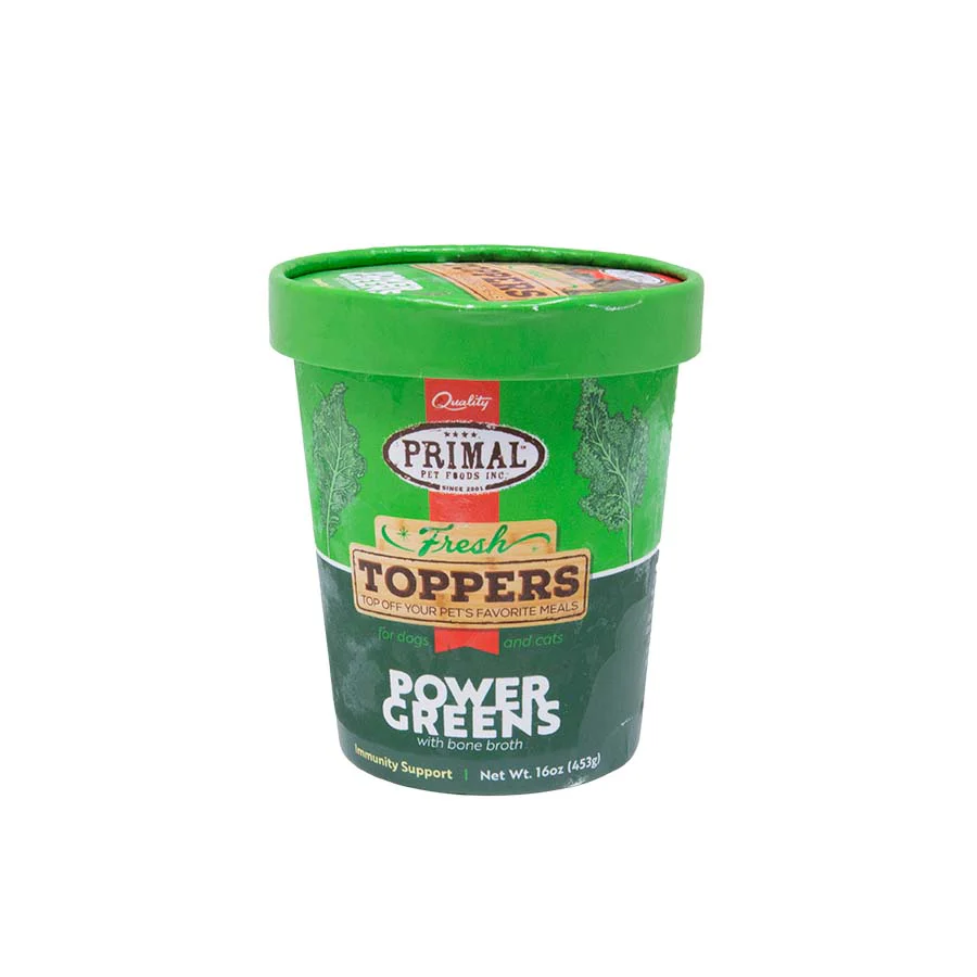 Primal Frozen Elixir Power Greens Topper 16 OZ