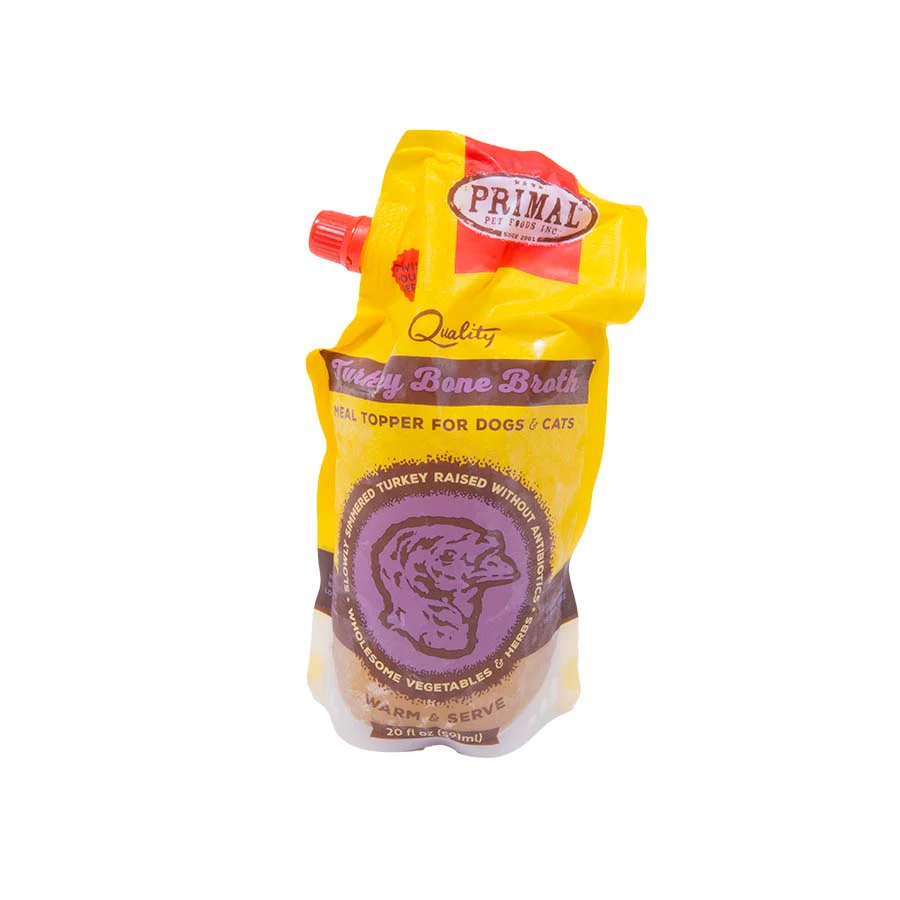 Primal Frozen Turkey Bone Broth 20 OZ