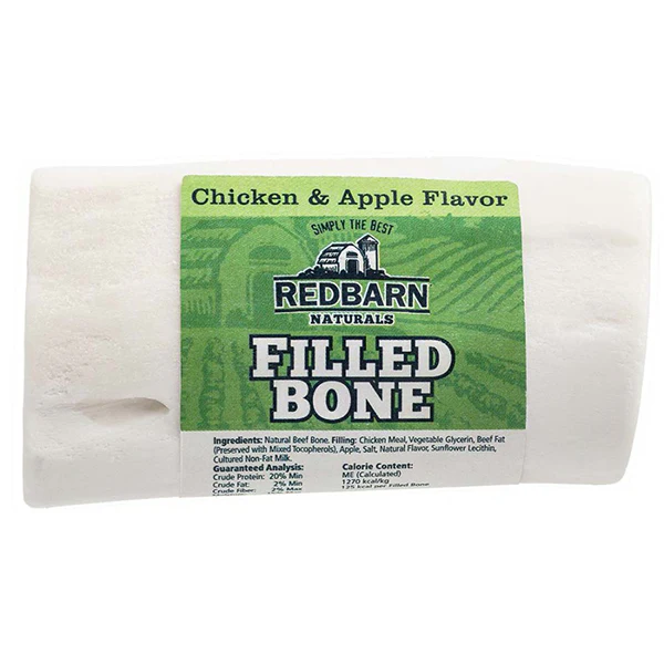 Redbarn Filled Bone Natural Chicken and Apple SM
