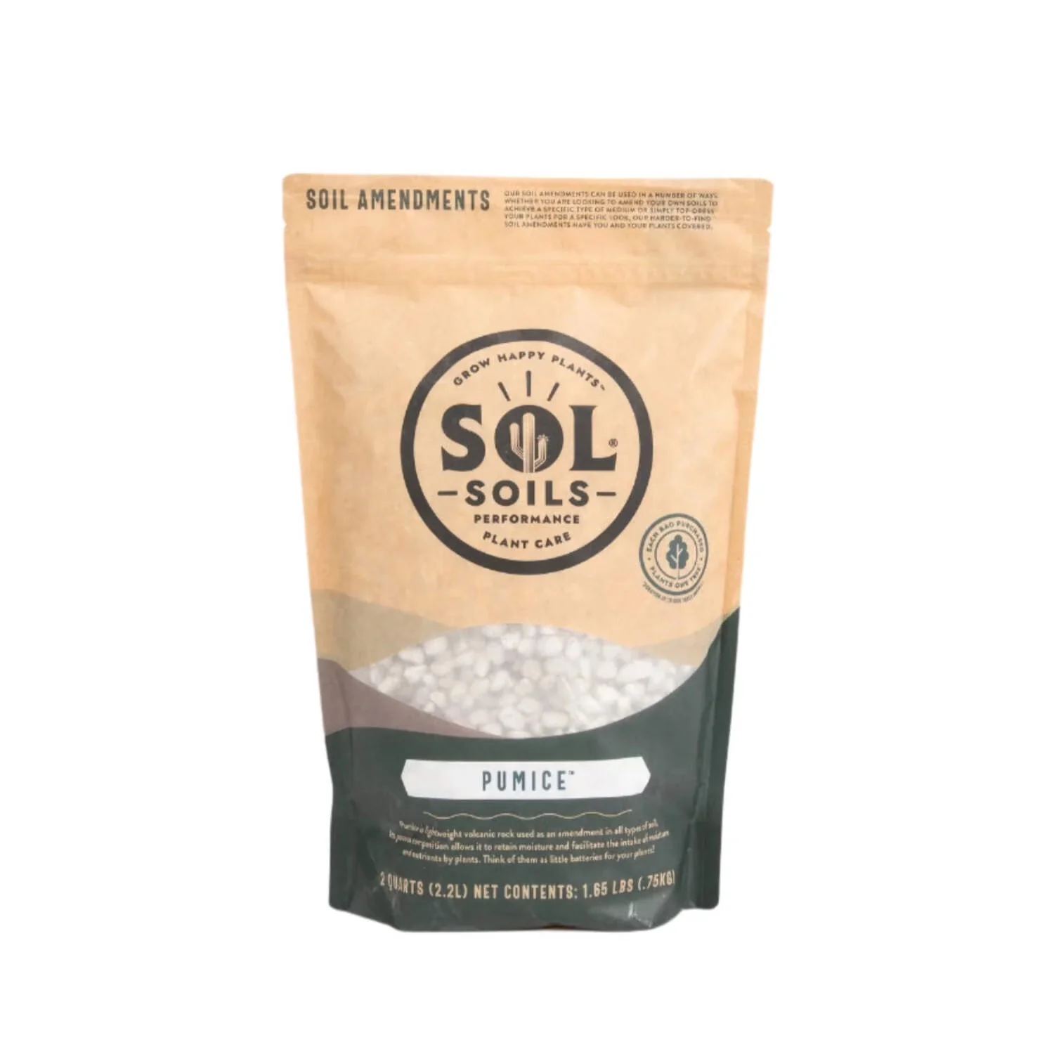 Sol Soils Pumice Amendments 2 QT