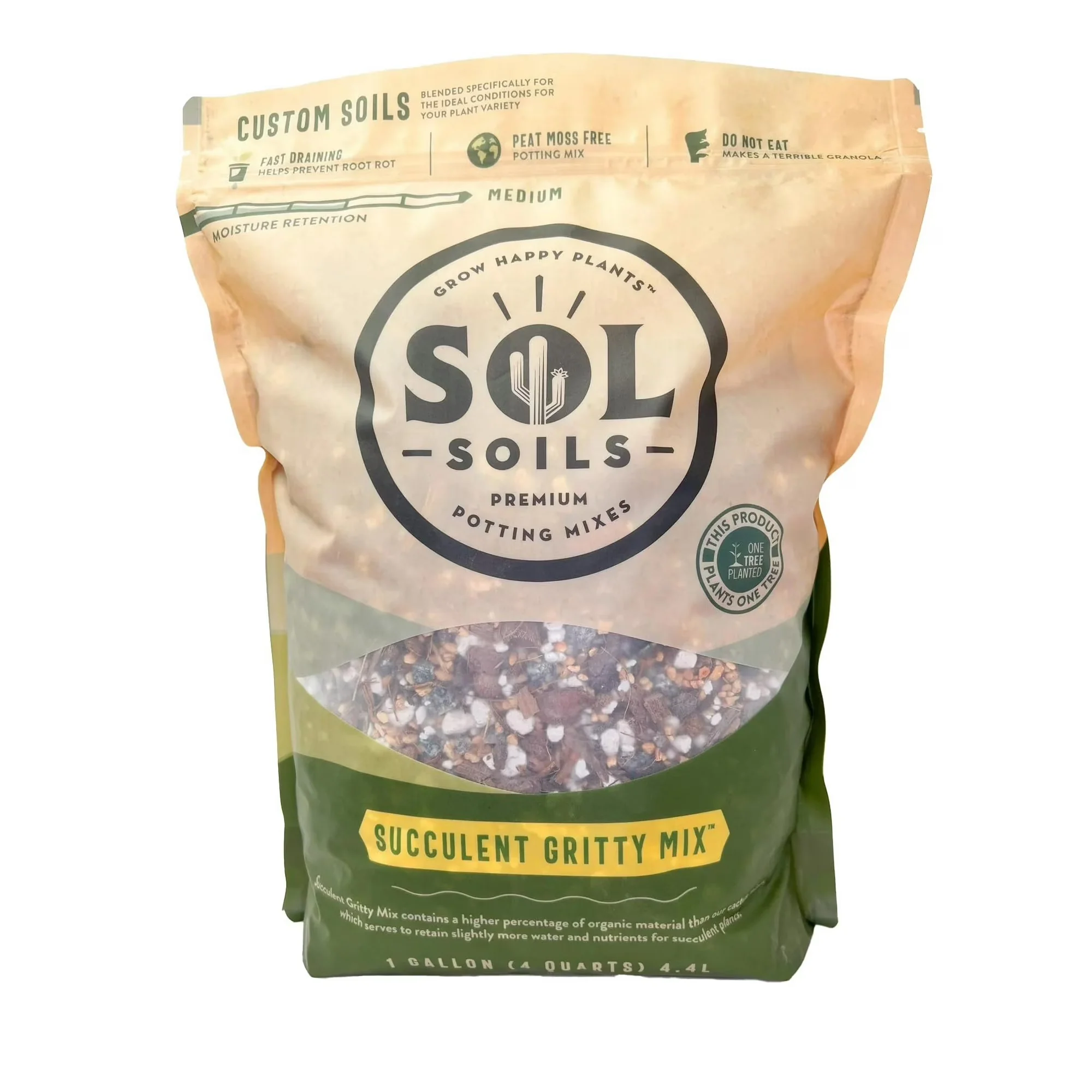 Sol Soils Succulent Gritty Mix Soil 1 GAL