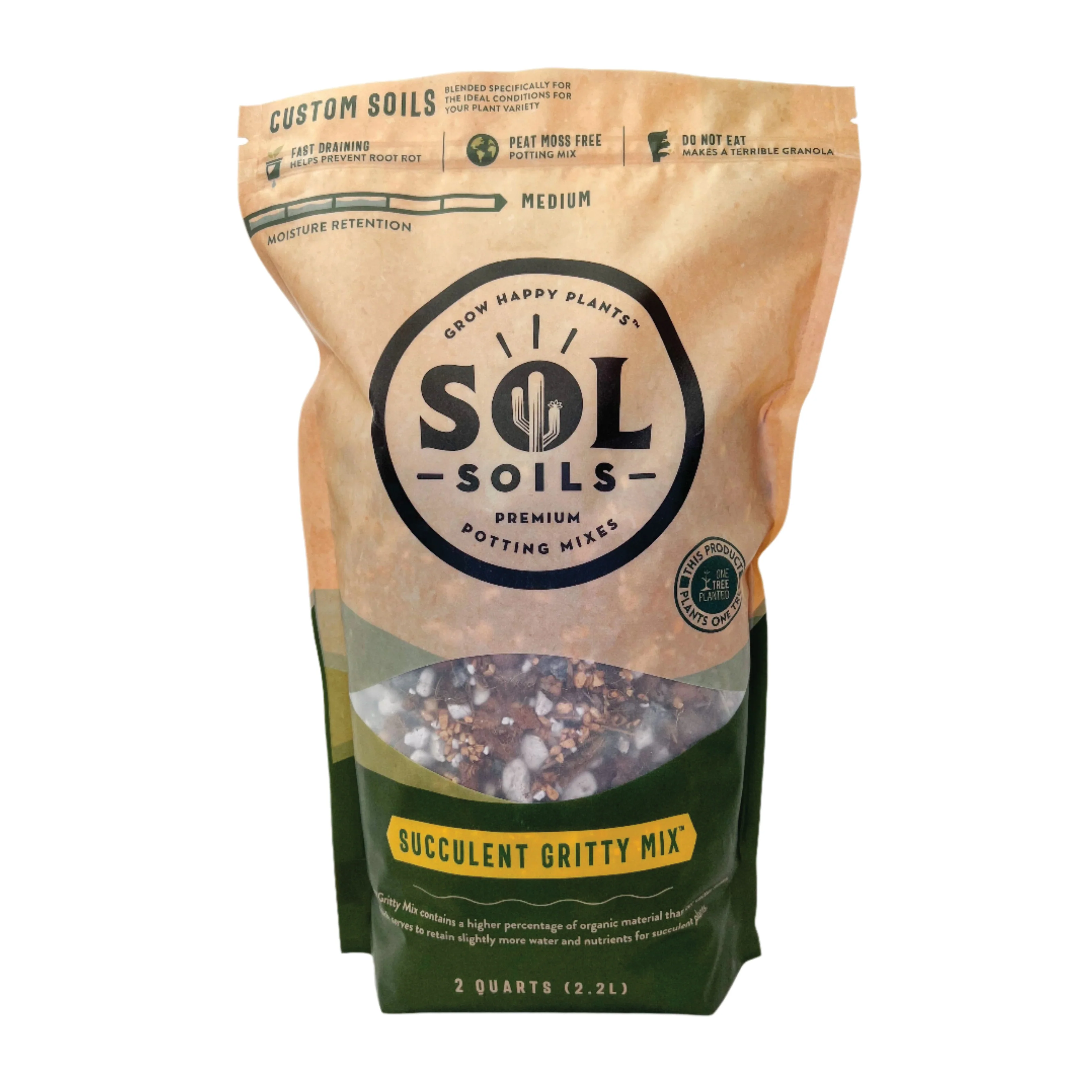 Sol Soils Succulent Gritty Mix Soil 2 QT