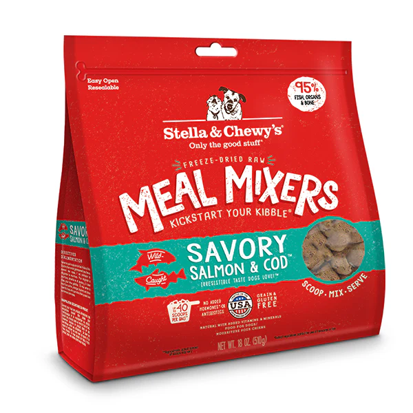 Stella and Chewy's Freeze Dried Meal Mixers Salmon and Cod 18 OZ