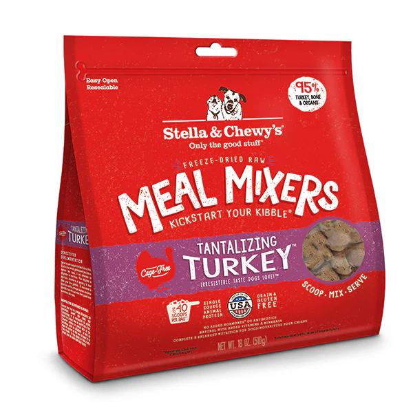 Stella and Chewy's Freeze Dried Meal Mixers Turkey 18 OZ