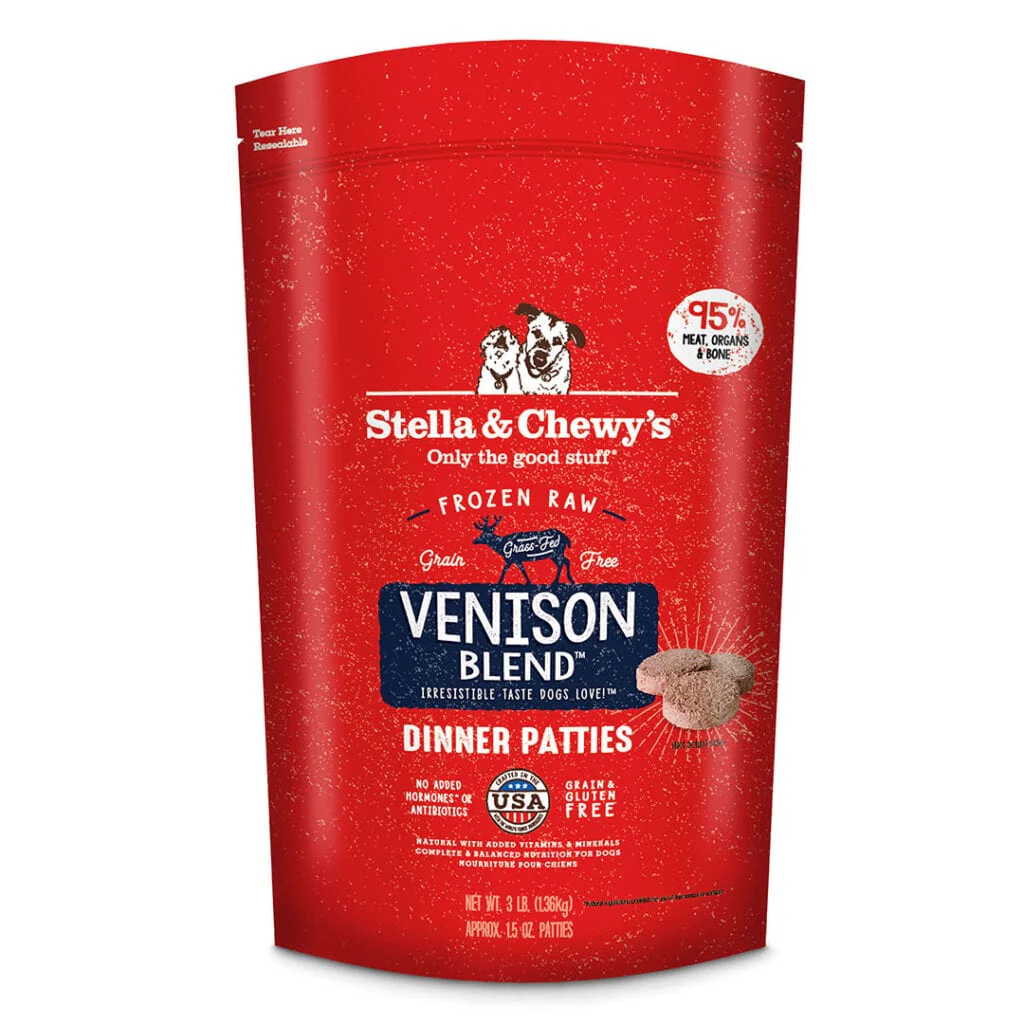 Stella and Chewy's Frozen Venison Blend Dinner Patties 6 LB
