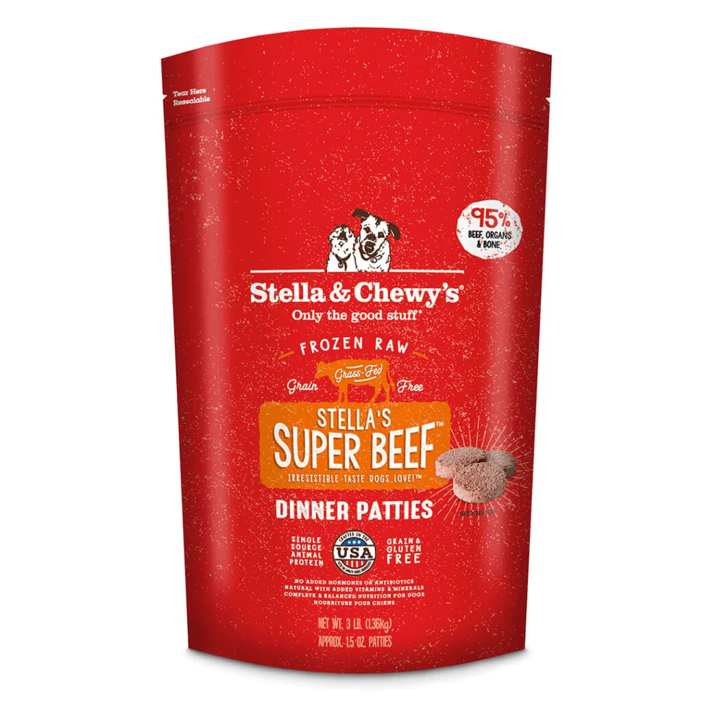 Stella and Chewy's Frozen Stella and Chewy's Super Beef Dinner Patties 12 LB