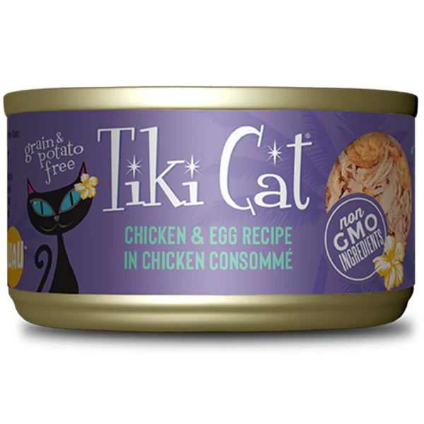 Tiki Cat Luau Chicken Egg Koolina 2.8 OZ