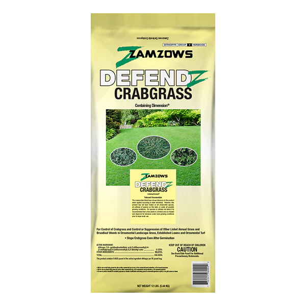 Zamzows Defendz Crabgrass 12 LB