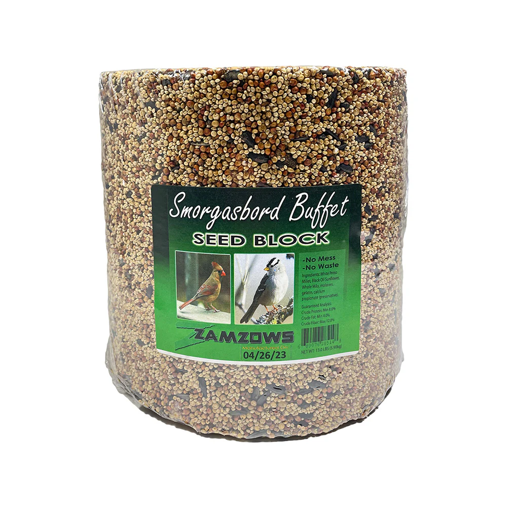 Zamzows Smorgasbord Buffet Seed Block 13.5 LB