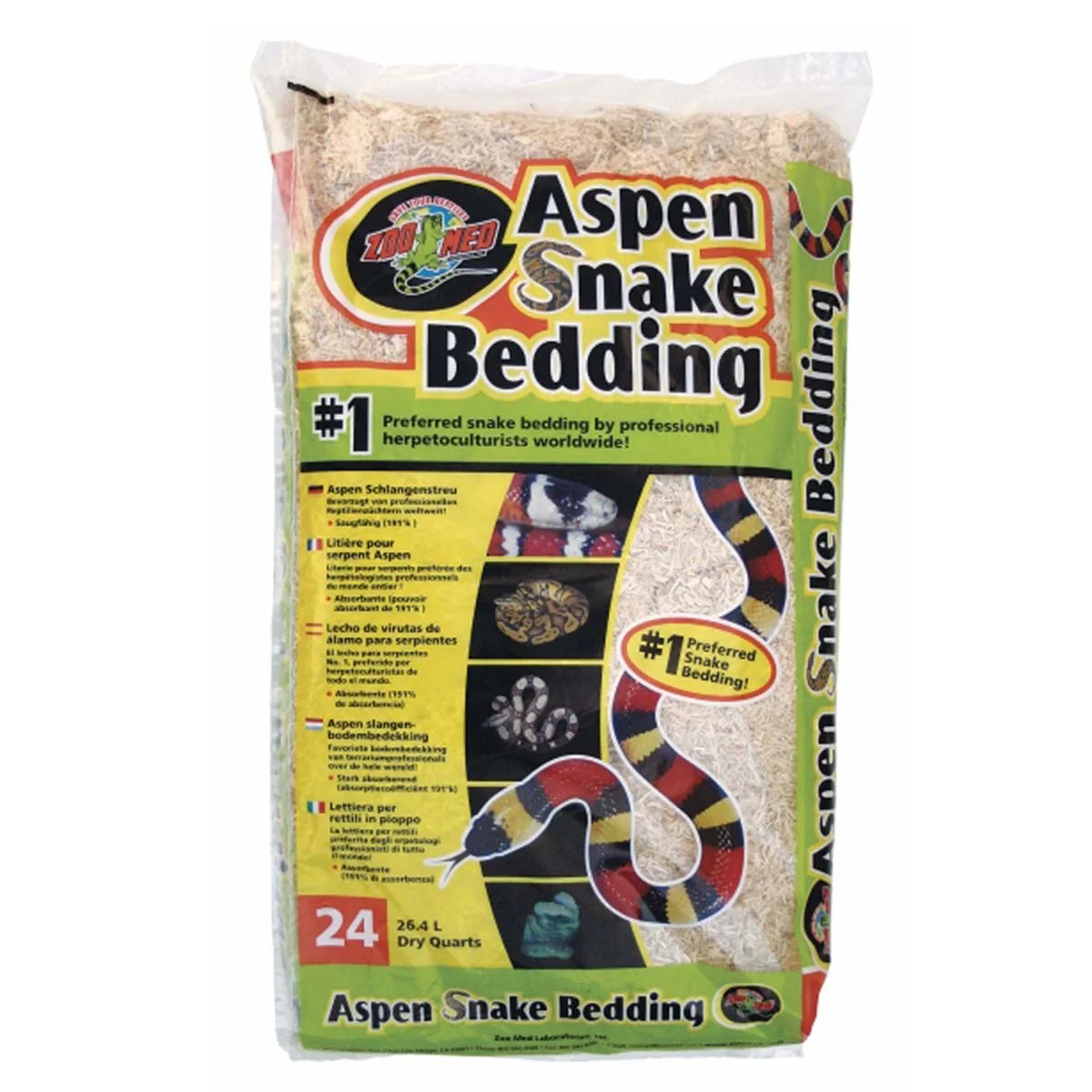Zoo Med Aspen Snake Bedding 24 QT